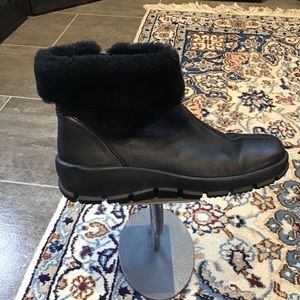 ecco shearling boots